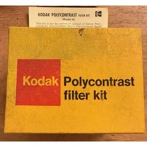 Kodak Polycontrast Filter Kit For Multigrade Photographic Darkroom Papers